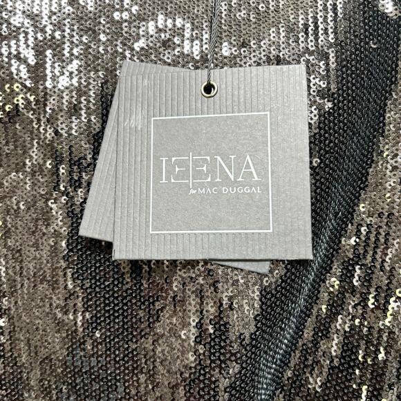 Mac Duggal Sequin Structured Mini Dress 2 Black NWT - Picture 7 of 8